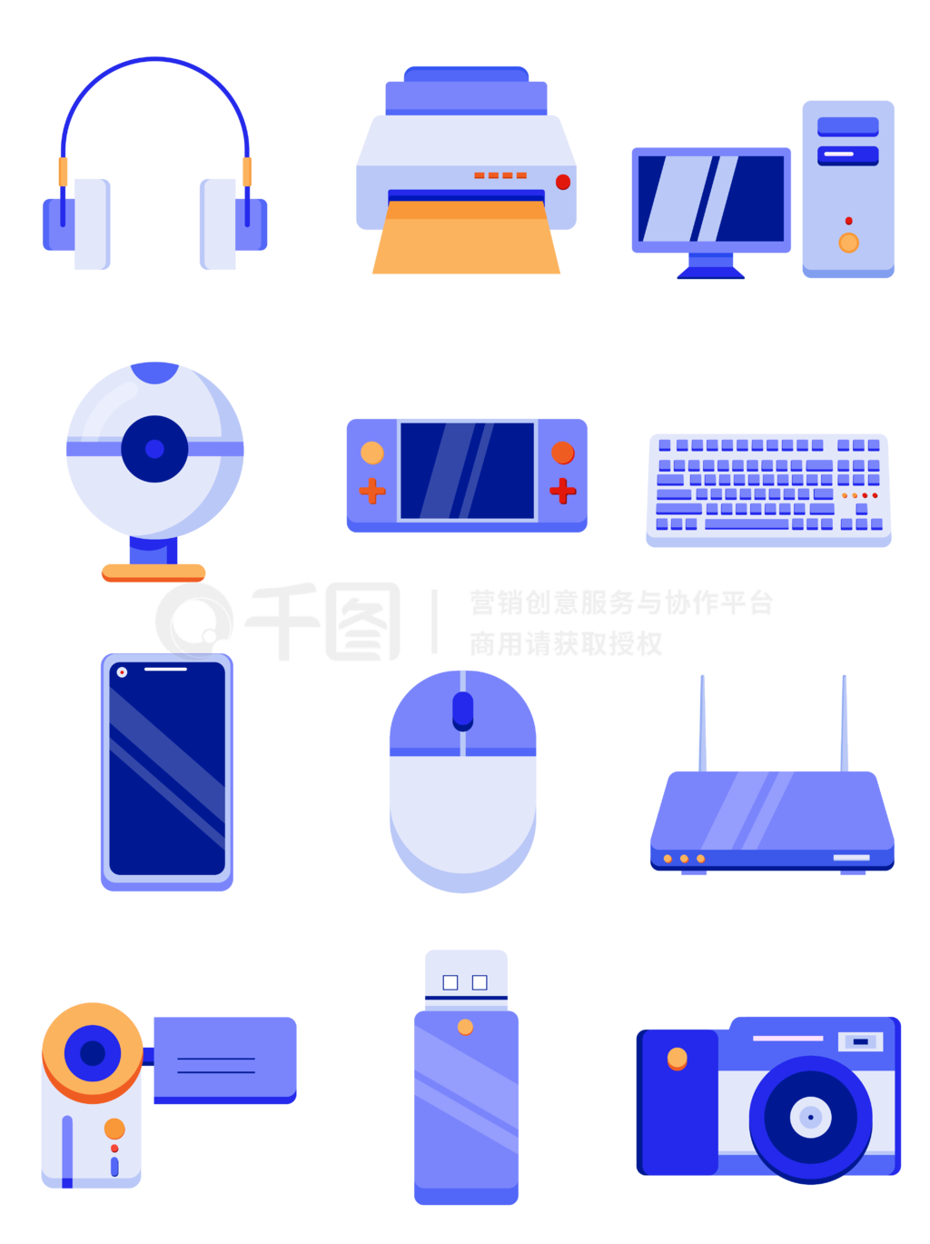 解锁数码产品销售新高度 专业矢量图标素材的视觉营销价值